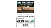 Dick's Sporting Goods Exclusive Shop Event for BB Baseball from 3/25 thru 3/28.